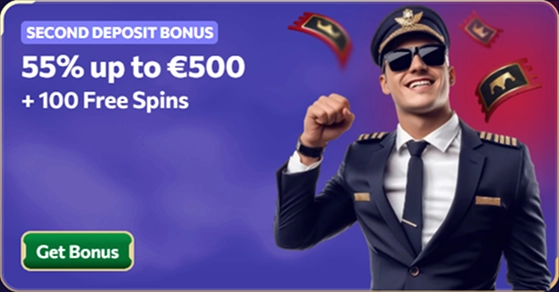 winairlines casino second deposit bonus 75 percent